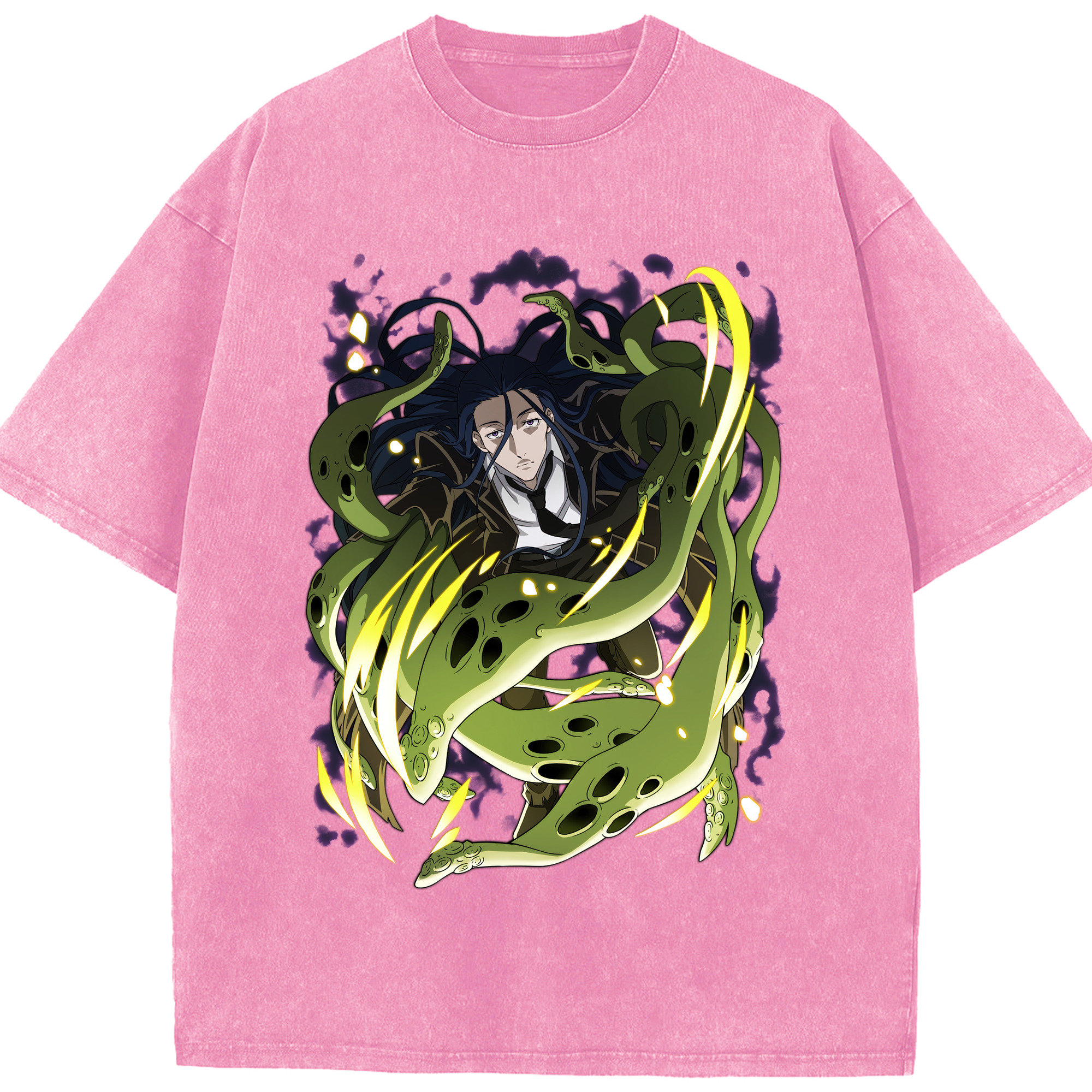 （画像用） 文豪ストレイドッグス Bungo Stray Dogs 綿100% ヴィンテージ風 半袖Tシャツ（フロントプリント）